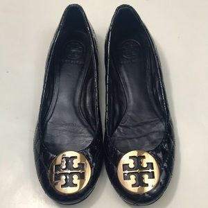 Tory Burch patent ballet flats, size 7/7.5, VGUC